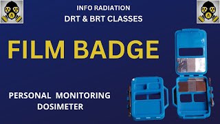 film badge dosimeter  personal monitoring device  radiology  drt and brt classes [upl. by Anirad]