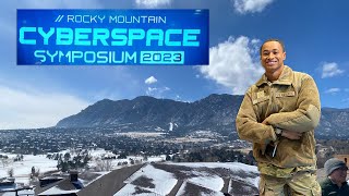 VLOG The Air Force Sent Me to Colorado Rocky Mountain Cyberspace Symposium 2023 [upl. by Conrad]