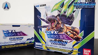 Digimon TCG NEW BT07 Next Adventure Booster Box and PreRelease Opening [upl. by Diskin869]