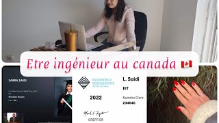 Comment devenir ingénieur au Canada 🇨🇦  كيف تصبح مهندسا في كندا؟ [upl. by Attelliw]