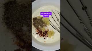 How to make Garlic SauceGarlic Mayo sauce recipeSimple and Quick recipefoodieViral Shorts [upl. by Hufnagel]