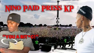 Nino Paid Presses Out KP Skywalka During Livestream amp Concert Streets React StroffingTV [upl. by Bihas]