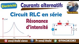 Résonance d’intensité dun circuit RLC en série [upl. by Draillih]