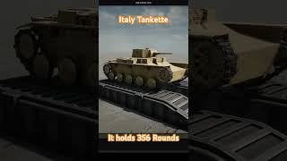 Italy Tankette ww2 tank military armoredvehicle lighttank [upl. by Jenness]