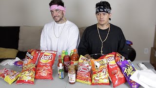 CHOLOS DO HOT CHEETO and TAKIS CHALLENGE [upl. by Kaleb]