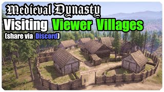 Visiting YOUR Villages  Medieval Dynastys Autumn Update is FINALLY HERE and its AMAZING [upl. by Inahpit]