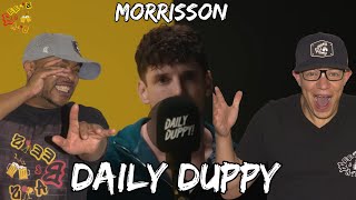 THIS WAS MAAAAD FAM  Americans React to First Morrisson  Daily Duppy [upl. by Vullo704]