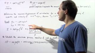 Sensitivity of Human Ear Example [upl. by Snell]