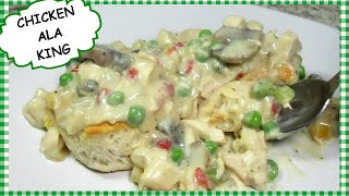 CLASSIC CHICKEN A LA KING  TESS COOKS 4U  TASTY CHICKEN ALA KING RECIPE [upl. by Asirac]