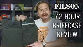 Filson 24 Hour Tin Briefcase Review [upl. by Eeclehc458]