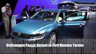 Volkswagen Passat Variant 2015 vs Ford Mondeo Turnier 2015 [upl. by Nairda849]