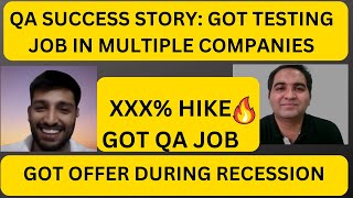 QA Success story How to Get Job In Testing [upl. by Madelene322]