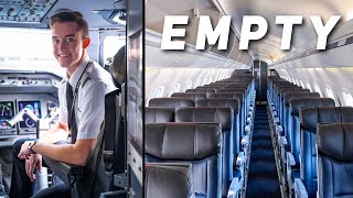 What Its Like To Fly An EMPTY Jet  Airline Pilot Life [upl. by Tiffany]