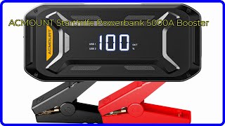 BEWERTUNG 2024 ACMOUNT Starthilfe Powerbank 5000A Booster WESENTLICHE Einzelheiten [upl. by Anny]