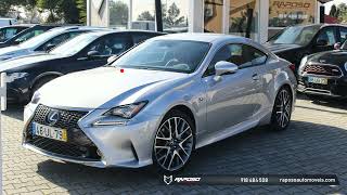 Lexus RC 300h F Sport  Raposo Automóveis [upl. by Nilyahs]