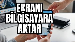 İPHONE EKRANINI BİLGİSAYARA KABLOSUZ AKTARMA NASIL YAPILIR [upl. by Lavina]