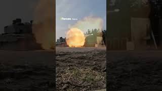 Footage shows the explosive power of Challenger 3 in live fire drills [upl. by Nosle]