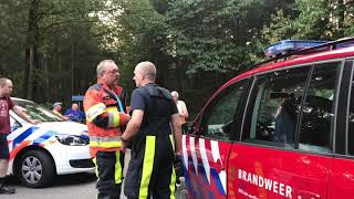 Grote bosbrand in Appelscha [upl. by Garlaand543]