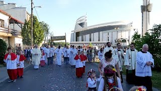 Boże Ciało 2017  Parafia N S P J Kraków Łagiewniki  Orkiestra Dęta Podstolice [upl. by Ashbey]