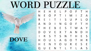 Word Game  Word Search  Find the Hidden Words  Word search finder  Find Words  Bird Challenge [upl. by Brathwaite182]