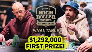 Super High Roller Bowl PotLimit Omaha Final Table with Jared Bleznick amp Stephen Chidwick [upl. by Island452]