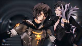 【MMD Granblue】Go Go Ghost Ship Sandalphon amp Belial [upl. by Nnarual]