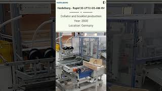 Used Collator amp Booklet Production MachineHeidelberg  Rapid 30UT12GSAWHV for SALE Machinedalal [upl. by Analos]