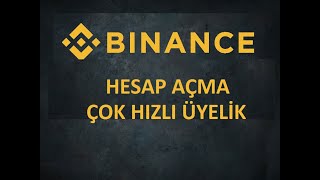 Binance Nasıl Üye Olunur  Hesap Açma 2020 [upl. by Zeb]