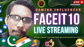 Gaming Influencer Is Live  CS2 Live  Faceit10 Gameplay Live Streaming Now [upl. by Eniffit597]