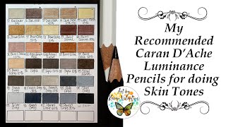 My Recommended Luminance Pencils for doing Skin Tones [upl. by Wilda]