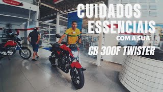 CB 300F TWISTER CUIDADOS ESSENCIAIS [upl. by Yartnoed901]