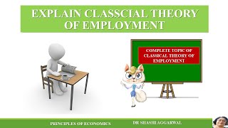 CLASSICAL THEORY OF EMPLOYMENT COMPLETE TOPIC [upl. by Cinda349]