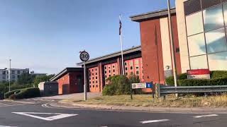 Us driving past Poole Fire Station part 2 25062024 [upl. by Eenehs]