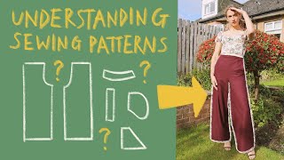 How to understand sewing patterns for beginners [upl. by Berkeley]