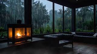 Rain Sounds for Sleeping  Heavy Thunderstorm Sounds for Deep Sleep Relaxing Studying [upl. by Phedra]