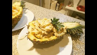 Salate festiveDoua retete cu ananas si piept de pui [upl. by Enilkcaj464]