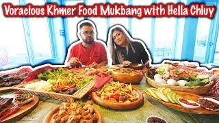 Voracious Khmer Food Mukbang with Hella Chluy [upl. by Tunnell]