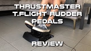 Thrustmaster TFlight Rudder Pedals Review [upl. by Airbmat]