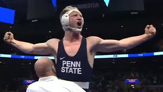 How Bo Nickal Pinned Myles Martin in NCAA Finals 2018 [upl. by Airahcaz142]