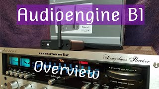 Audioengine B1 HighFidelity Bluetooth receiver OVERVIEW [upl. by Gairc]