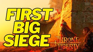 Throne and Liberty FIRST EVER MASSIVE SIEGE  Main Mechanics Beginners Guide [upl. by Nahtam]