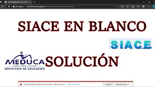 SIACE  SOLUCIÓN WEB EN BLANCO  PANAMÁ  CONFIGURAR [upl. by Amik823]