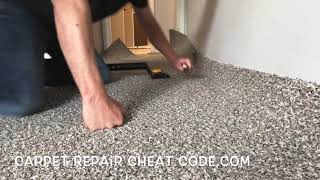 How To Stretch Carpet CRASH COURSE [upl. by Eniamor]