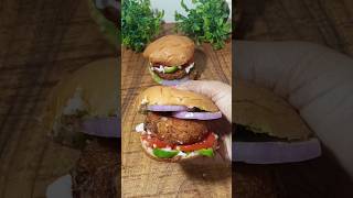 shorts 5 minute Burger recipe testy food burger trending recipe cooking viralshort views [upl. by Nicolis]