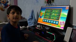 Practice math addition math ukg onlinestudy ziyaan [upl. by Jollanta]