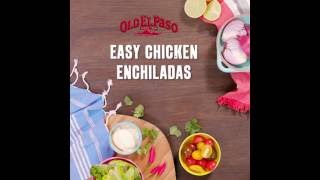 Old El Paso Easy Chicken Enchiladas Recipe [upl. by Joane409]