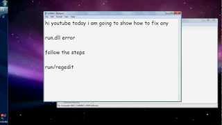 How to Fix Any Rundll error windows xp [upl. by Neural594]