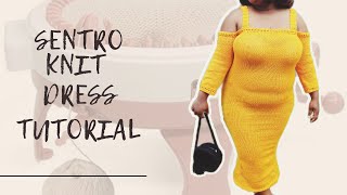 Sentro knit dress tutorial [upl. by Ilujna]