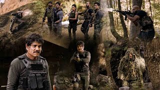 Nagarjuna Biggest Blockbuster Movie Ultimate Forest Action Scene  Kotha Cinema [upl. by Nrojb]