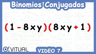 Binomios conjugados video 7 [upl. by Teirrah396]